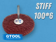 фото Шлифовальный круг GTOOL Stiff d100, хвостовик 6мм, зерно Ex. Coarse