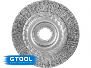 фото Щетка дисковая GTOOL d125*22.2 мм (нерж. 0,3)